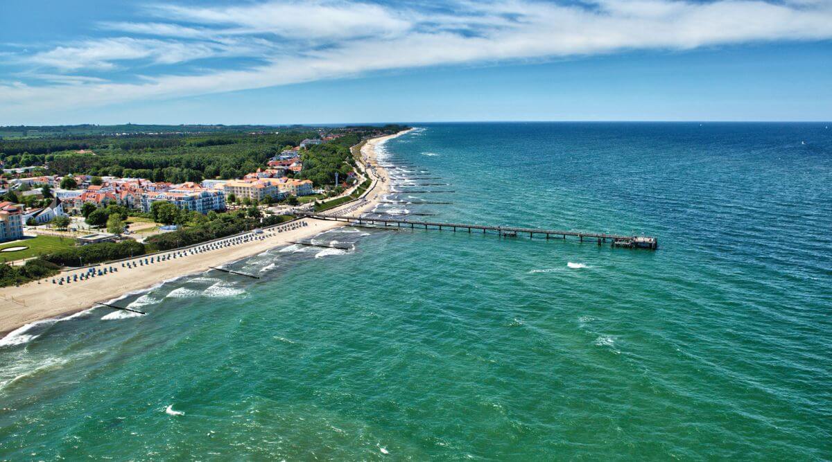 Luftaufnahme Hotel Travelcharme OHK Kühlungsborn Ostsee