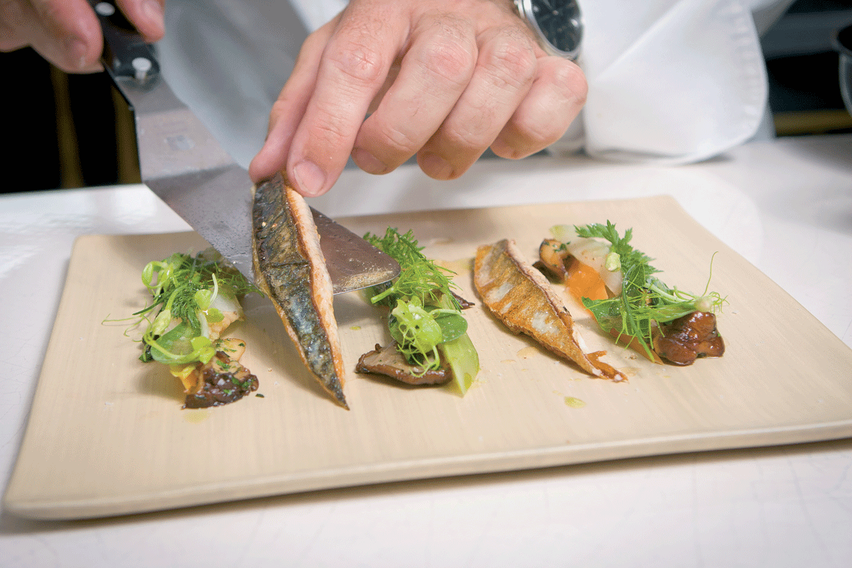 Fisch schneiden
