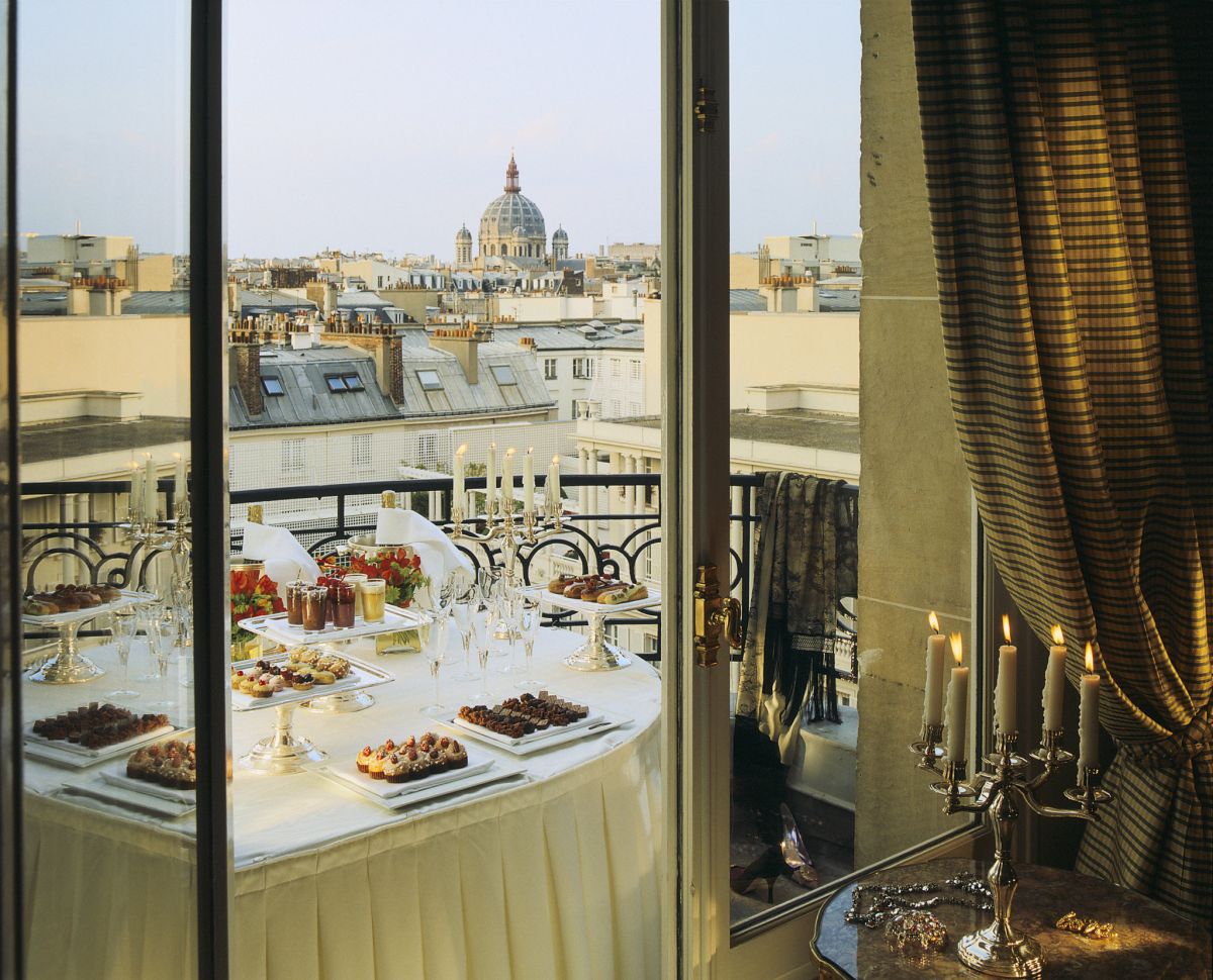 Ausblick vom Le Bristol Paris