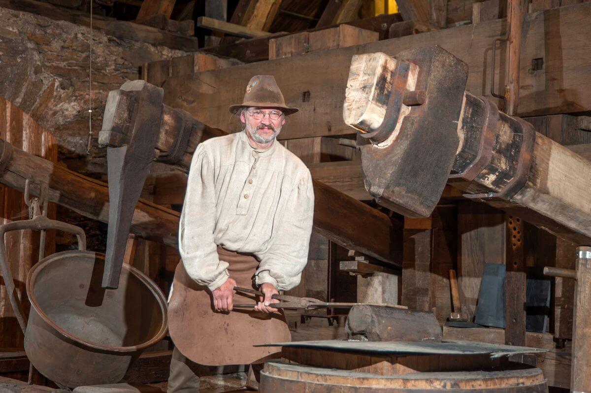 Hammerwerk "Althammer" im Erzgebirge