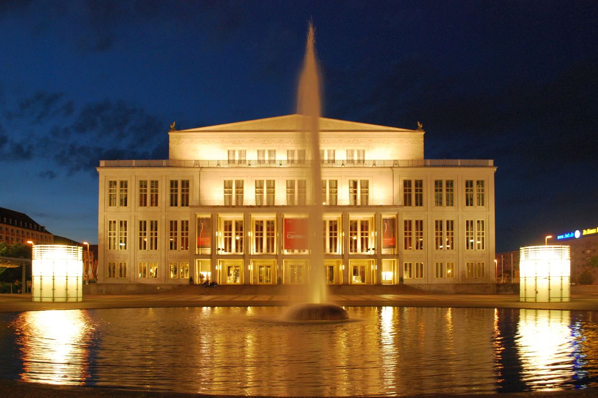 Oper Leipzig auf dem Augustusplatz