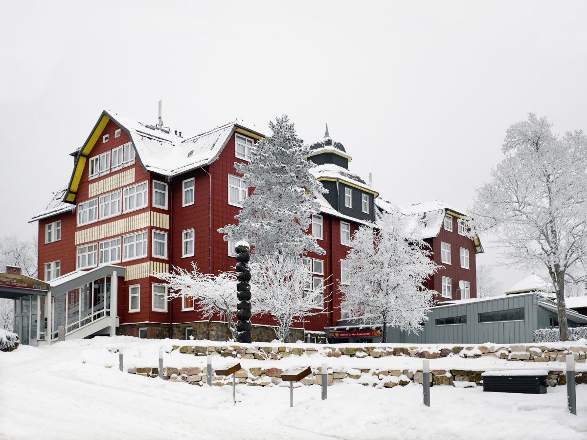 Winterlandschaft beim Berghotel Oberhof